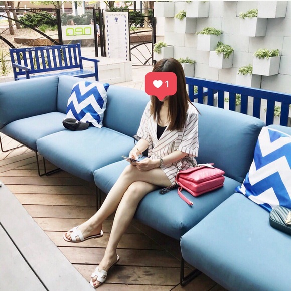 MAJE Imaly Rayure striped satin short playsuit size 1 - Picture 4 of 10